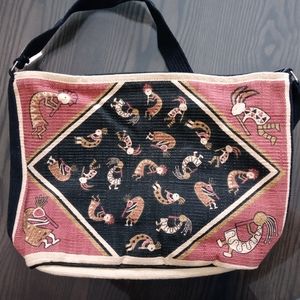 Kokopelli El Paso Shoulder Bag Purse Saddle Blanket Co. Aztec